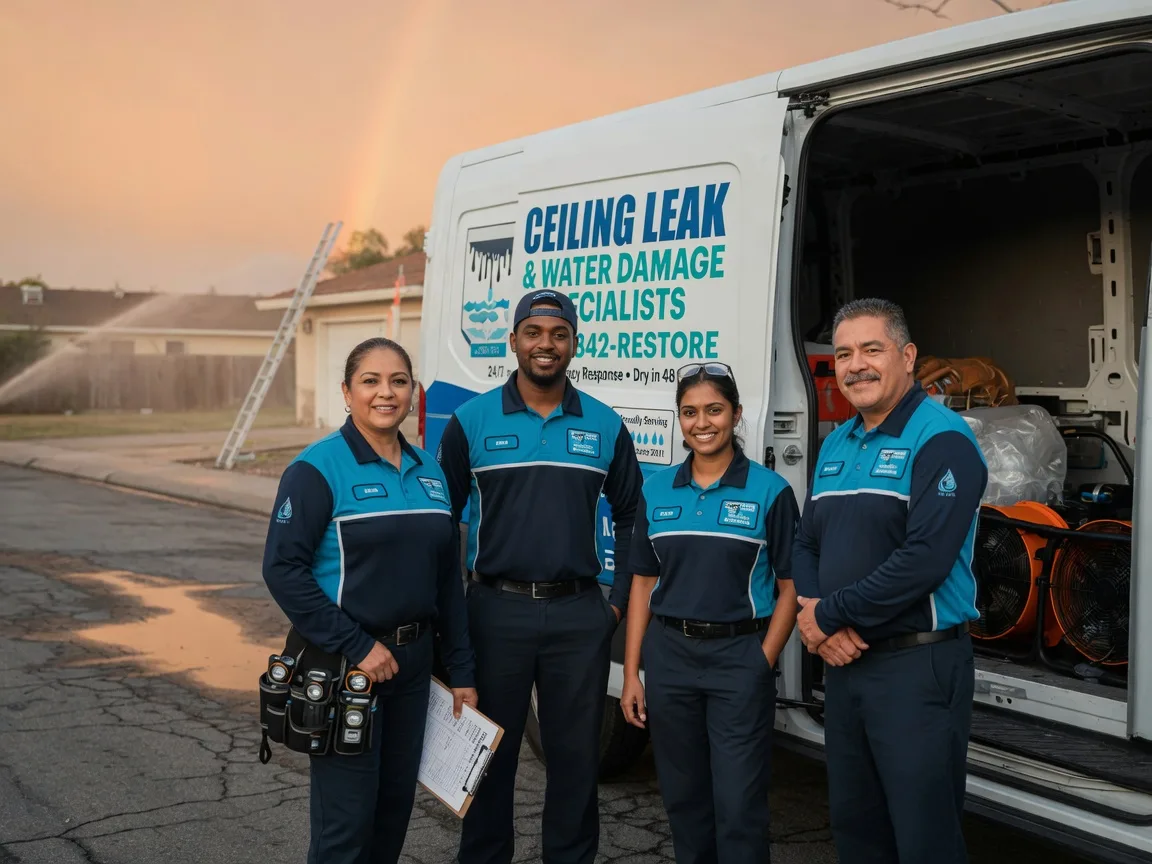 Ceiling Leak Cleanup company in Linden, PA