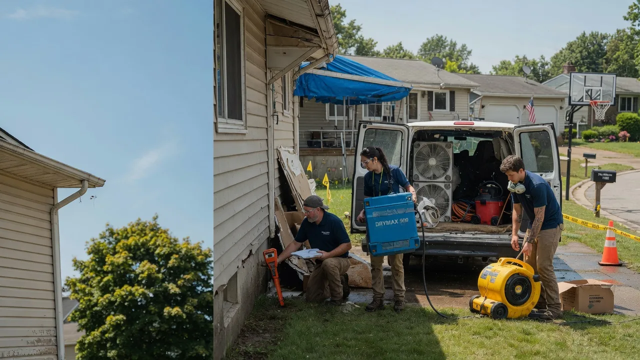 Ceiling Leak Cleanup in Linden, PA near me
